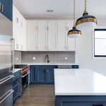Blue Cabinets for Beach Kitchen Remodeling